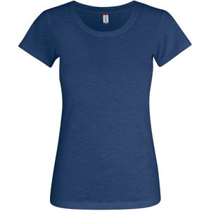 Clique Slub-T Women 029353 - Blauw-melange - S