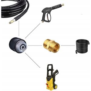Slangverlengadapter - klik QC Lavor/Black&decker (kunststof)
