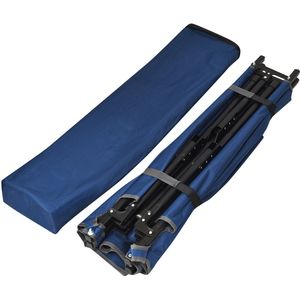 COSTWAY Veldbed, campingbed, metalen frame, opvouwbaar, militair klapbed, eenpersoonsbed, ligbed, campingbed voor kamperen, reizen, 190 x 67 x 42 cm (blauw)