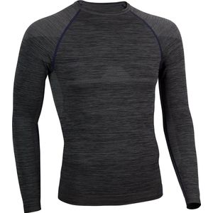 Avento Thermoshirt Superior - Mannen - Zwart Donkerblauw