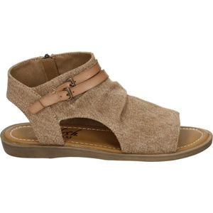 Blowfish - J4353 DENVER - Dames Sandalen - Cognac - Stof - Rubber Zool