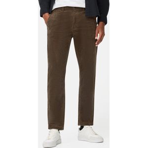 camel active - Regular Fit - Chino Broek - Donkerbruin - Corduroy