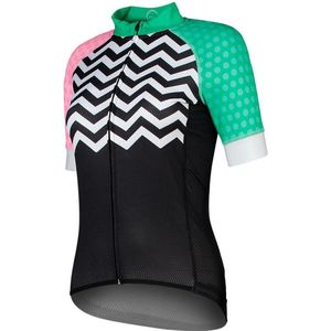 Zone3 Coolmax Korte Mouwen Fietsshirt Veelkleurig XS Vrouw