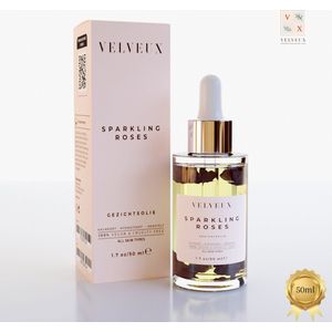Velveux Gezichtsolie 50ML - rozenolie - rozenbottelolie - arganolie - vitamine c serum - moederdag cadeautje