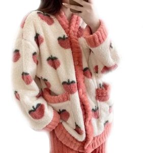 Pyjama Sets voor Dames - Warme Flanellen Homewear voor Herfst & Winter - Perfecte Lounge Nachtkleding one size (40-70kg) - Dames Pyjama, Nachtkleding, Cozy Pyjama, Flanellen Pyjama