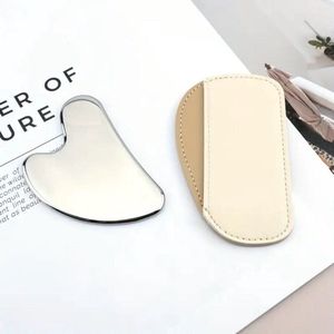 Kasey - Gua Sha RVS - Guasha - Gua Sha Schrapers - Roestvrijstaal - Inclusief opbergtasje