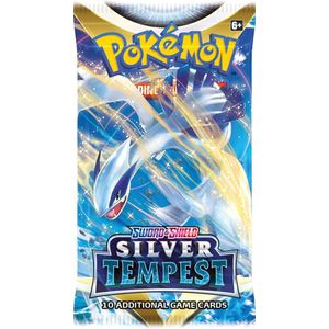 Pokémon - SWORD SHIELD - Silver Tempest Boosterpack (1stuk) - 1 pakje bevat 10 game cards