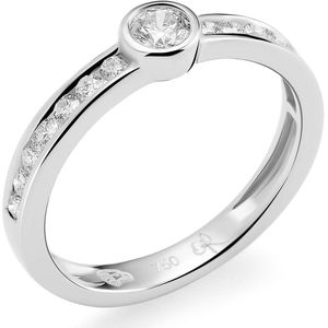 Orphelia RD-3383/50 - Ring - 18 Karaat Witgoud / Diamant 0.41 ct