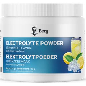 Berg - Elektrolytenpoeder - Limonadesmaak - Hydratatie & Energie - 50 Porties - Suikervrij