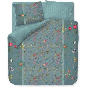 Pip Studio Petites Fleurs - Dekbedovertrek - Lits-jumeaux - 240x200/220 cm - Blue