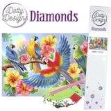 Dotty Designs Diamonds Parrots