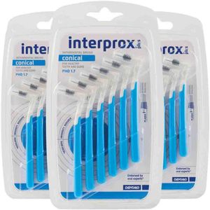 Interprox Plus Conical Tandenstokers - 3 tot 5 mm - 3 x 6 stuks