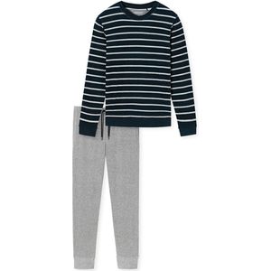 Schiesser Pyjama lange - Warming Nightwear Heren Pyjamaset - Maat S