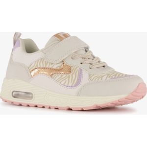 Blue Box meisjes sneakers pastel met zebraprint - Beige - Maat 30