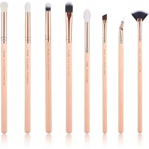 Jessup Make-up Kwasten Set T457 Naakt Roze/Rose Goud - 8 Stuks