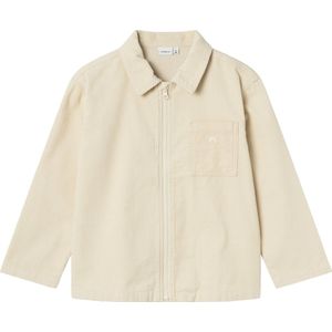 Overhemd - Ribfluweel - Lange Mouwen - Ritssluiting - Standard Fit