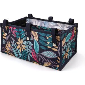 Walker Bag Onder Seat voor Wiel Rollator, Rollator Bag Tote Organizer Pouch Opslag voor Wandelaars voor Senoirs, Walker Accessoires. (Groot, Esdoornblad)