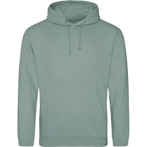AWDis Just Hoods / Dusty Green College Hoodie size M