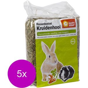 Happy Home Kruidenhooi 500 g - Ruwvoer - 5 x Rozenbottel