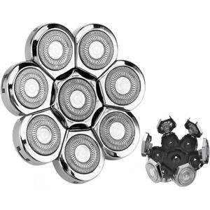 Glad scheerapparaat voor heren - Vervangende meskop 8D - Universeel, nat en droog scheren