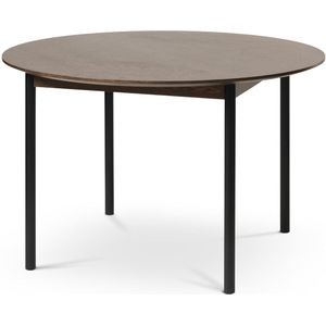 Olivine Vanja houten eettafel donkerbruin - Ø120 cm