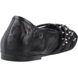 ASH - Brendah Pointed-Toe Buckle Flat - Ballerina's - Zwart - Leer