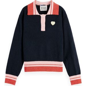 Scotch & Soda - Sporty Collar - Poloshirt - Lange Mouw