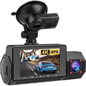 Dashcam - Daschcams - Auto - Camera - Vooruit - Achteruit - Video - Autobeveiliging - Parkeerbeveiliging - Recording - Dag en Nacht - Schadepreventie