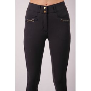 Montar Rijbroek Montar Molly Gold Full Grip Donkerblauw