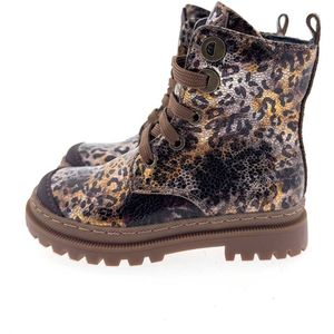 Shoesme - Bronze Leopard - Veterboots - Leer