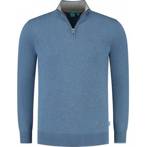 District Indigo Half Zip Trui Blue (7.31.507.550 - 014)