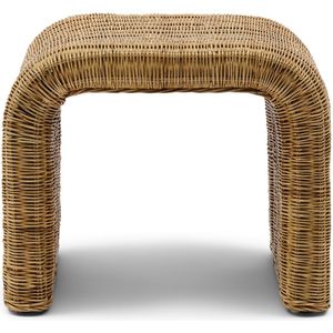 Rivièra Maison - Rattan Kruk Santos, Natuurlijk, 100% Rattan