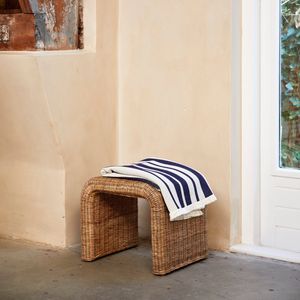 Rivièra Maison - Rattan Kruk Santos, Natuurlijk, 100% Rattan