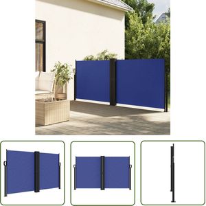 The Living Store Uittrekbaar Windscherm - 140 x 1.000 cm - Water- en uv-bestendig
