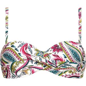 Cyell WAJANG FLORAL Bikinitop Bandeau Voorgevormd met Beugel Dames - Maat 36B