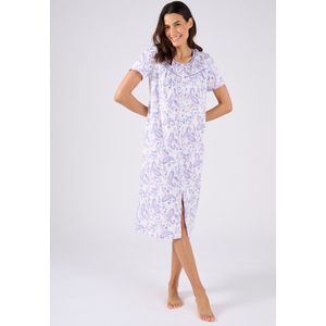 Damart - Nachthemd van gebreide jersey zuiver katoen - Blauw - 38-40 (S)