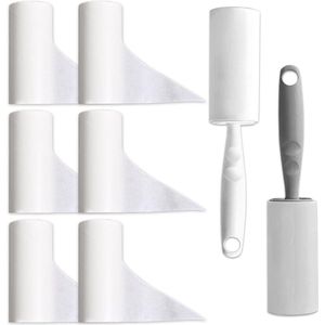 Extra Kleverige Lint Roller Pluisrol voor Kleding Honden Kattenharen - Rolafrollers Stofbeschermingspakket voor Alle oppervlakken .