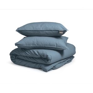 Dreamhouse - Stone Washed - Dekbedovertrek - Blauw - 200 x 200/220 cm