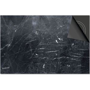 Inductie beschermer 71x52 - afdekplaat inductie mat - Dietrix Kookplaat beschermer - Exclusief - Beton - Antraciet en wit