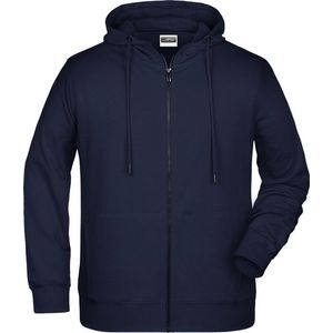 James and Nicholson Heren Basisrits Hoody (Marine)