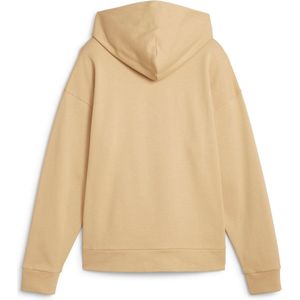 PUMA - better essentials hoodie fl - Hooded sportcasual dames - Bruinlicht