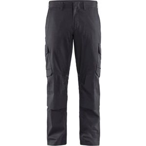 Blaklader Industrie werkbroek stretch met kniezakken 1448-1832 - Medium Grijs/Zwart - D104