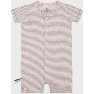 Baby rompertje OrganicEra biologische babyromper, gestreept