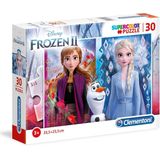 Clementoni - Puzzel 30 Stukjes Frozen 2, Kinderpuzzels, 3-5 jaar, 20251