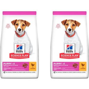 Pakketdeal: 2x Hill's Science Plan Hondenvoer Canine Puppy Small & Mini Chicken 6kg