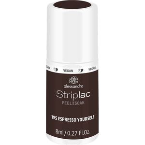 Alessandro Striplac Peel or Soak - 195 Espresso Yourself - Gel Nagellak - 8 ml