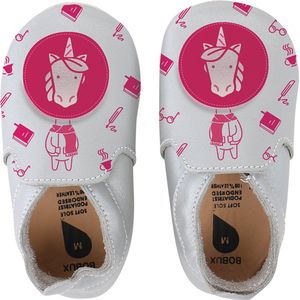 Bobux - Soft Soles - Jodphur laarsje zilver - Babyslofjes - EU 17