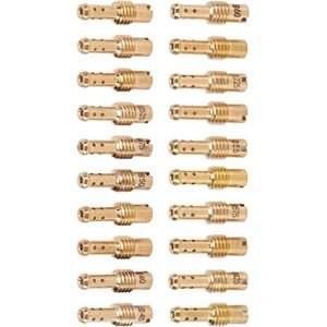 Carburetor Jets - 20PCS Carburetor Slow Pilot Jet Kit - 12.5-60 - Metaal Vervangingen voor VM TM TMX Carbs