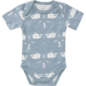 Fresk romper korte mouwen Whale blue fog
