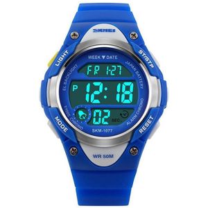 Kinderhorloge Chrono - Alarm – Digitaal Horloge – Blauw - Ø37mm